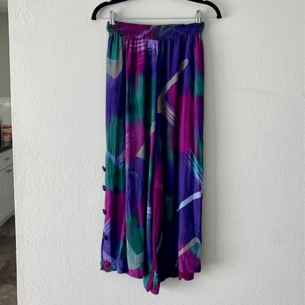 Vintage gaucho culotte pants